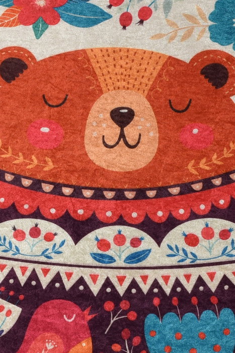 Conceptum Alfombra Sweet Bear Multicolor de 140 cm